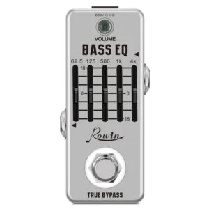 ROWIN LEF-317B BASS-EQ – Kompaktowy 5-Pasmowy Equalizer do Gitary Basowej